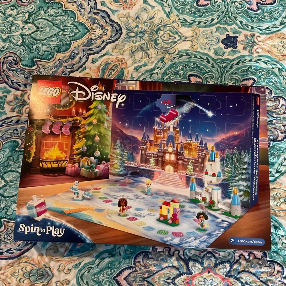LEGO Disney Princess Advent Calendar 2024 One Size Blue White Building Set